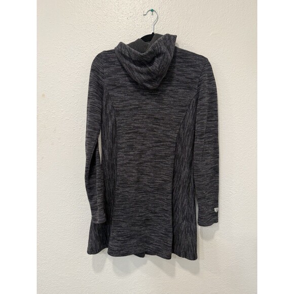 Kuhl Women’s Isla Long Hooded Sweater Jacket Size Xs Gray Wool Blend Outdoors - Picture 5 of 9